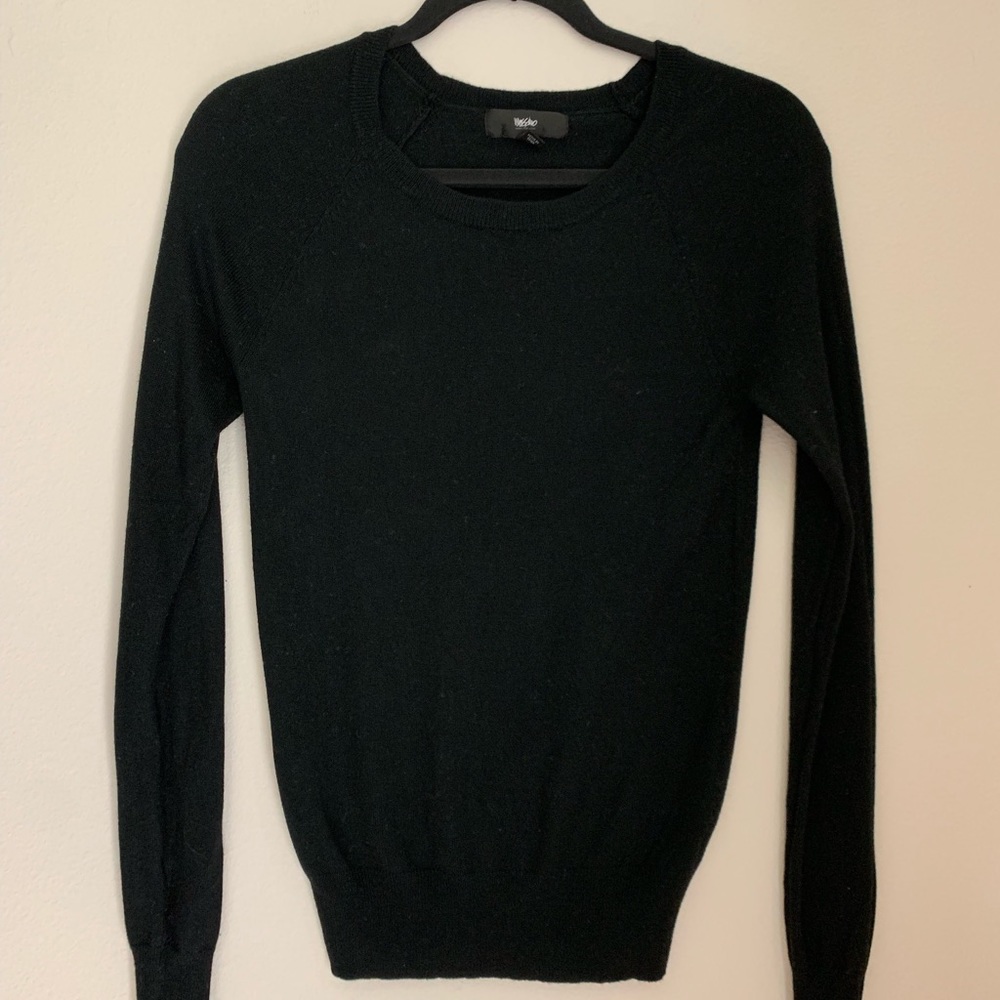 Crew Neck Black Sweater